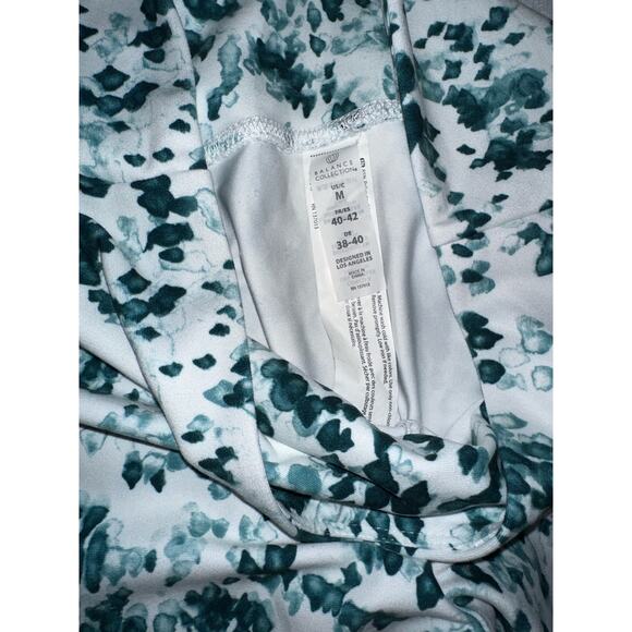 Balance Collection White and Green Leggings Size Medium - Picture 4 of 4